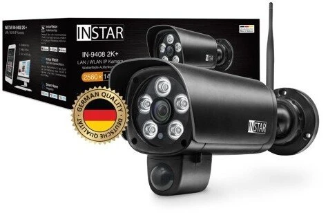 Instar IN-9408 2K+ LAN/Wi-Fi, juodas, lauko (101664)