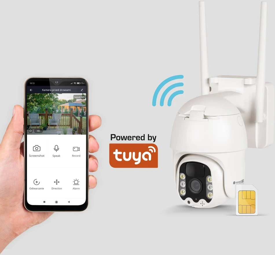 Kruger & Matz Connect C100 Solar 4G lauko kamera