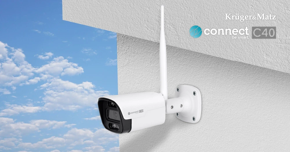 Kruger & Matz Connect C40 Tuya lauko Wi-Fi kamera