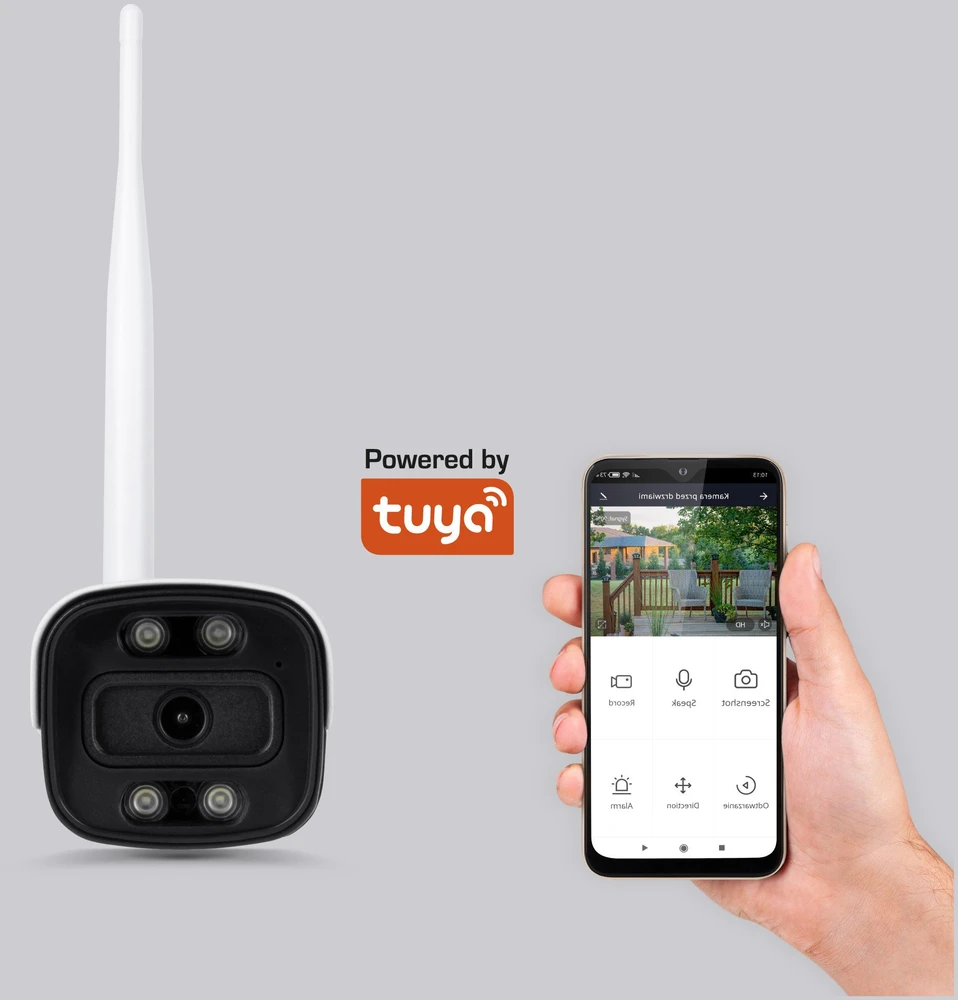 Kruger & Matz Connect C40 Tuya lauko Wi-Fi kamera