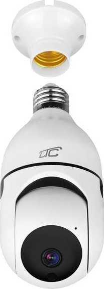 Internetinė rotacinė kamera IP lizdas E27 PTZ 3Mpix 230V SMART LTC VISION