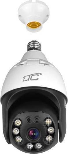 Internetinė rotacinė kamera IP lizdas E27 IP65 PTZ 5Mpix 230V SMART LTC VISION