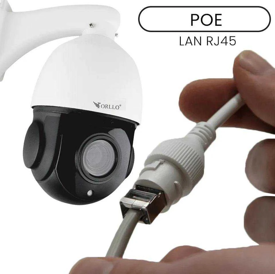 Orllo R2 PRO+ IP kamera, išorinis pasukamas POE priartinimas x 22