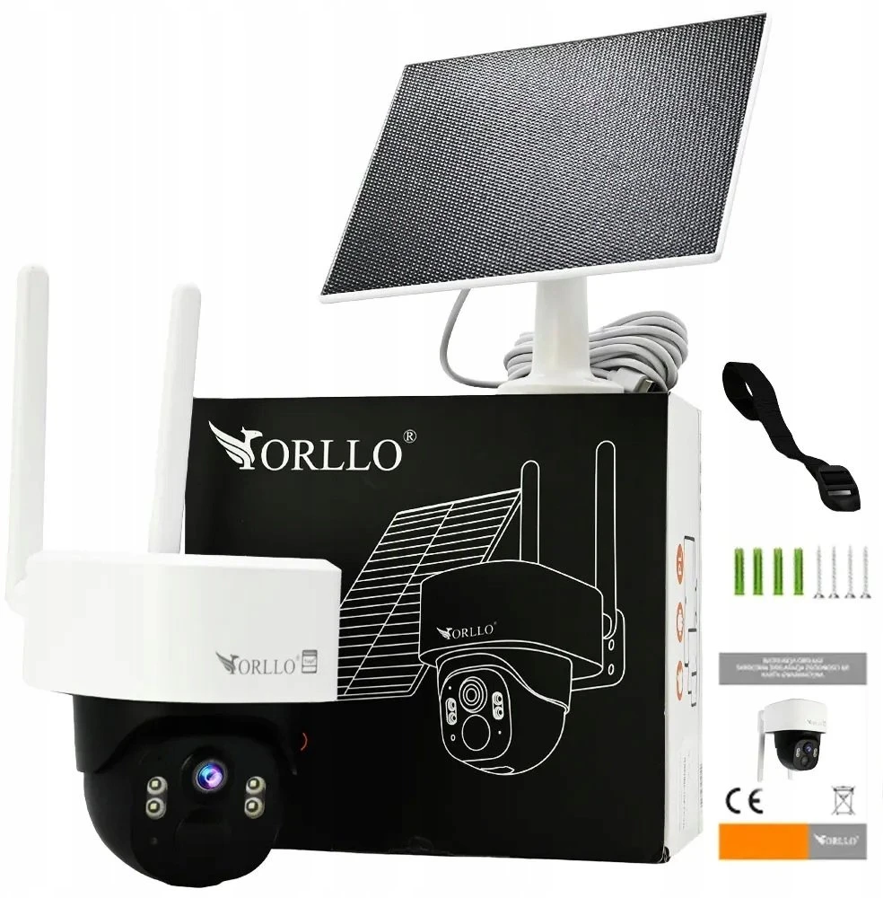 „Orllo TZ1 Cloud SIM 4G LTE“ IP kamera su saulės baterija