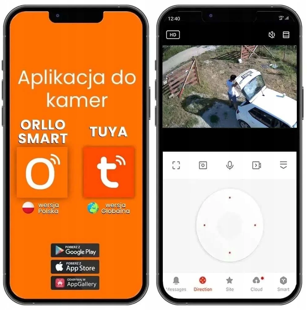 „Orllo TZ1 Cloud SIM 4G LTE“ IP kamera su saulės baterija
