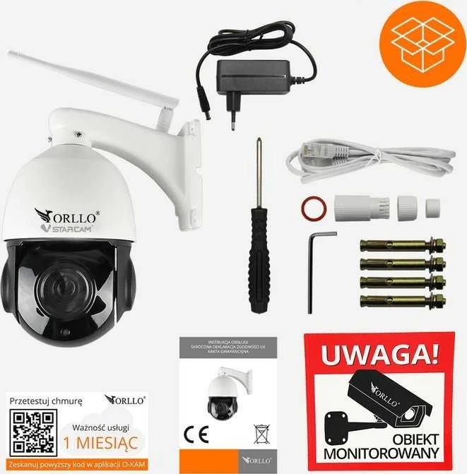 ORLLO Z18 lauko besisukanti IP kamera SIM 4MP