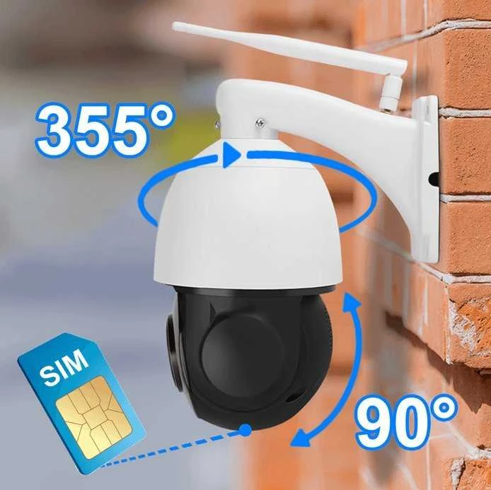 ORLLO Z18 lauko besisukanti IP kamera SIM 4MP