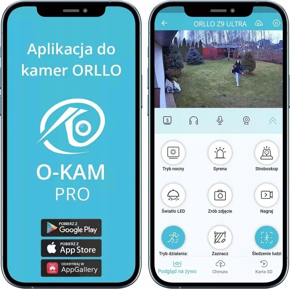 IP kamera ORLLO IP kamera Orllo lauko sukimosi zoom x10 ORLLO Z9 ULTRA