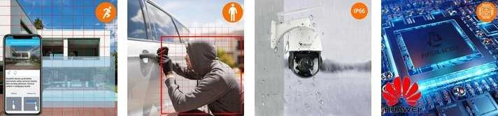 Outdoor PTZ IP WiFi Camera 4Mpx ZOOM x18 ORLLO Z10