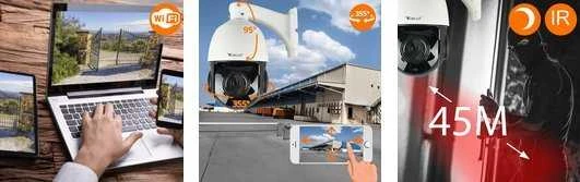 Outdoor PTZ IP WiFi Camera 4Mpx ZOOM x18 ORLLO Z10