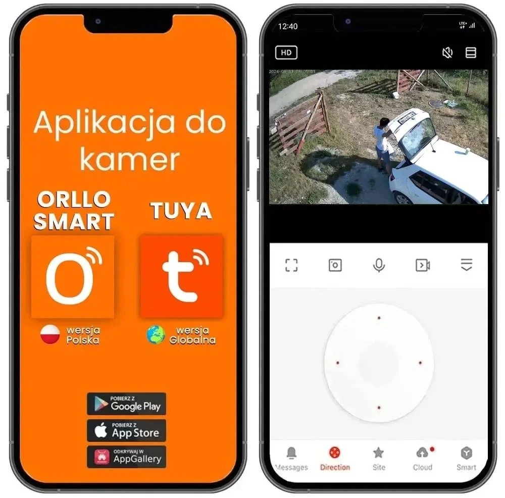 IP kamera Orllo TZ11 PT 4K 8MP Wi-Fi ir 4G Tuya