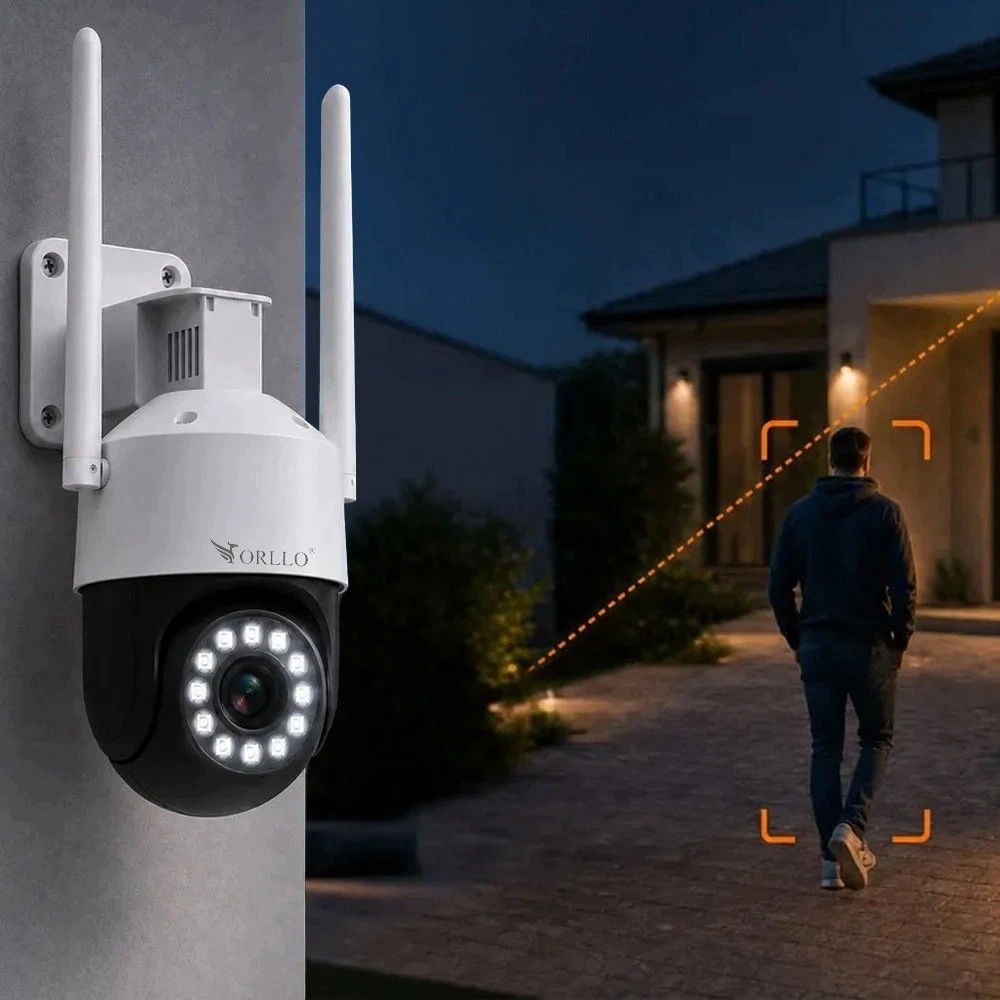 IP kamera Orllo TZ11 PT 4K 8MP Wi-Fi ir 4G Tuya