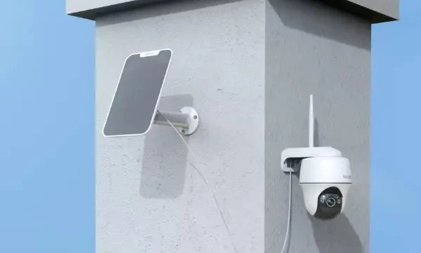 Reolink B430 + saulės energija varoma, IP apsaugos kamera, vidaus ir lauko, belaidė, sieninė, balta, kupolinė