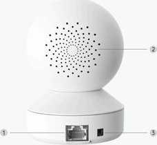 Vidinė apsaugos kamera Reolink E Series E320, baltos spalvos