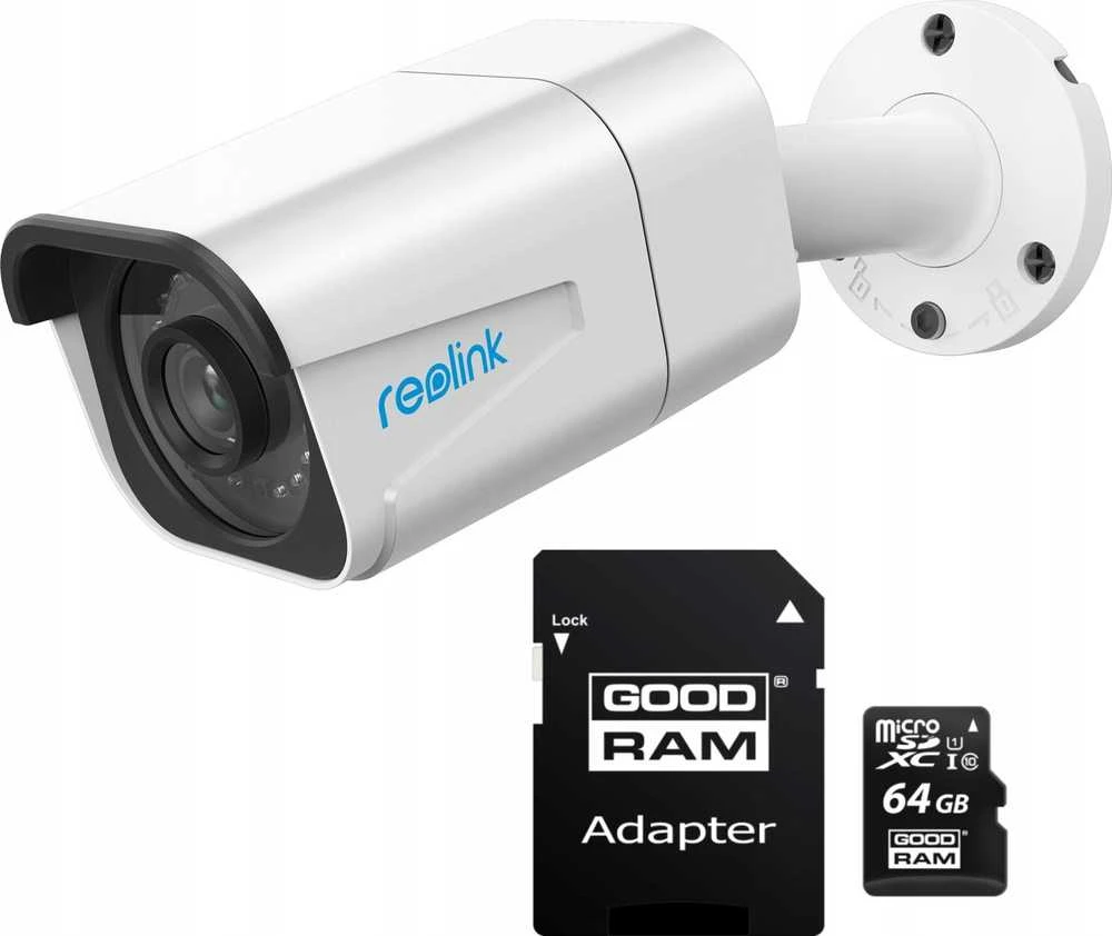 Reolink | 4K išmanioji PoE kamera su prožektoriumi ir spalvotu naktiniu matymu | P430 | Kulka | 8 MP | 2,7-13,5 mm | IP67 | H.265 | Micro SD, maks. 256 GB