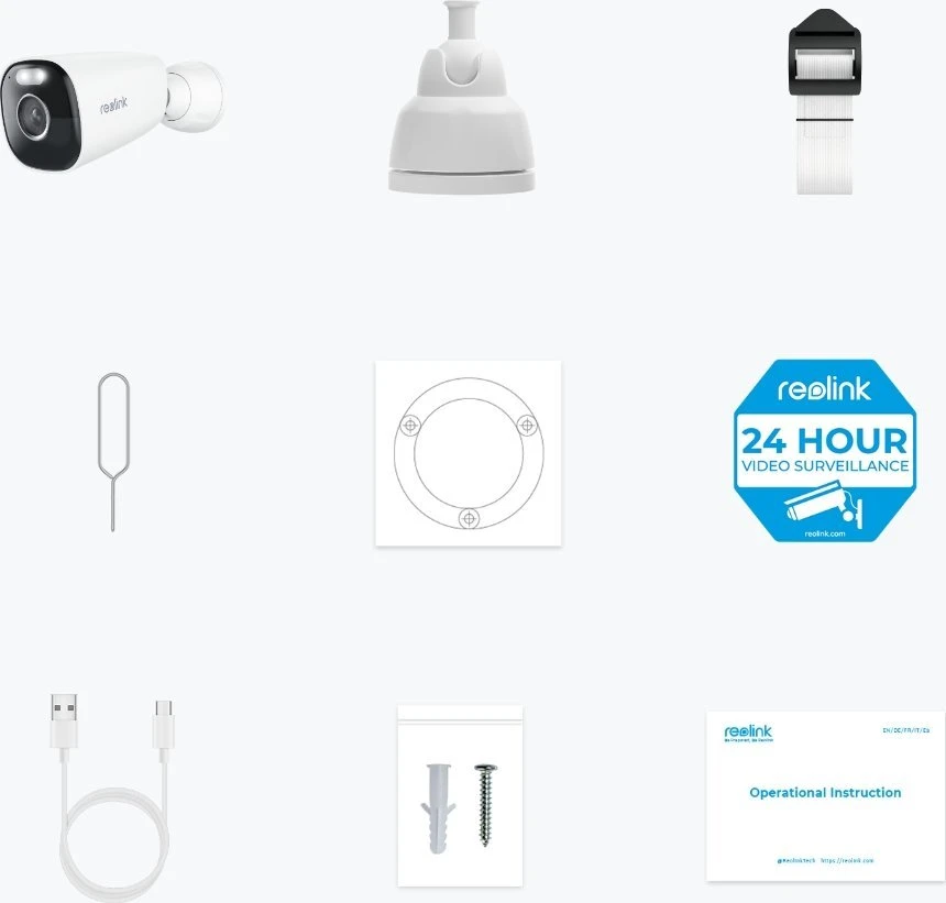 „Reolink Argus Series B340“ – 5 MP atskira lauko baterijos kamera, 5/2,4 GHz „Wi-Fi“, išmanusis aptikimas, spalvotas naktinis matymas