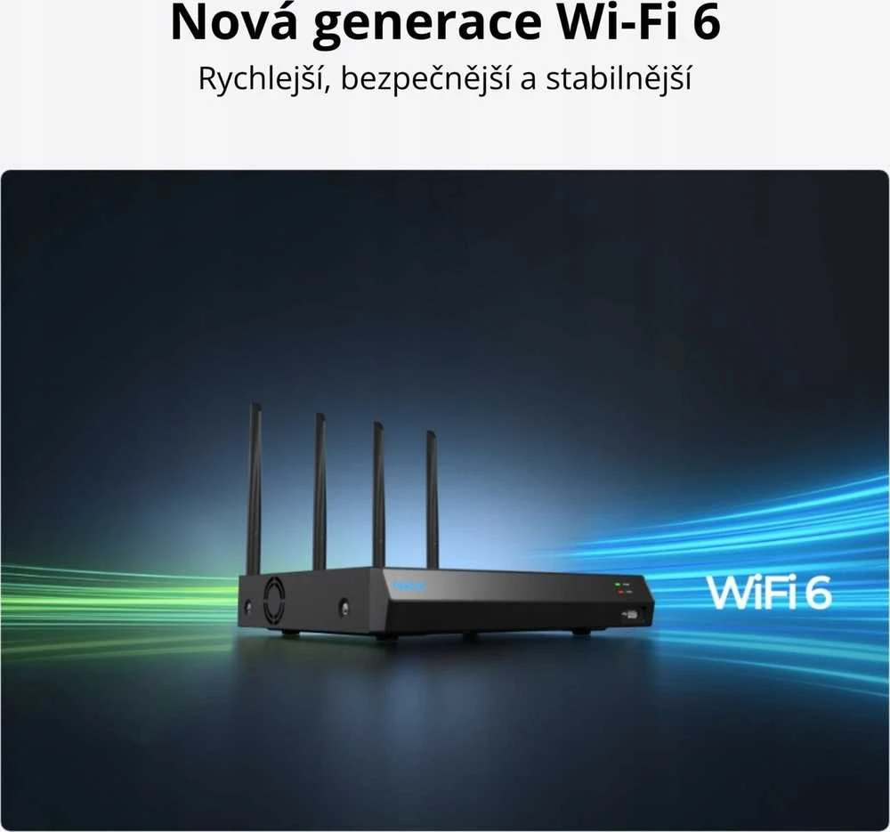 „Reolink WN12W“ 12 kanalų „Wi-Fi 6“ NVR įrašymo įrenginys, skirtas 24 valandas per parą ir 7 dienas per savaitę atlikti vietinius įrašus | Reolink