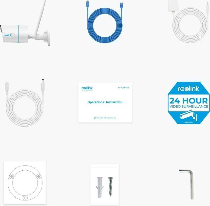 Išmani lauko apsaugos kamera Reolink W320 su apšvietimu, 5MP, IP67