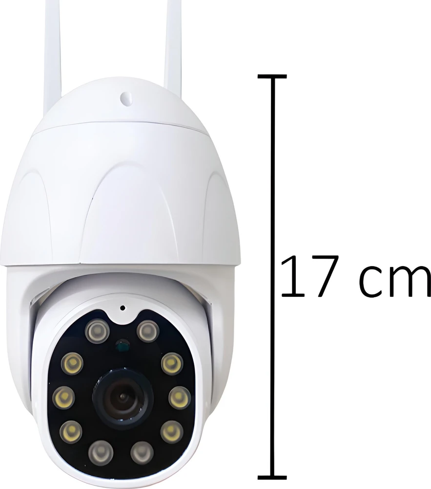 Zewnętrzna Lauko 270°/90° besisukanti WiFi IP kamera HomeSmart E195