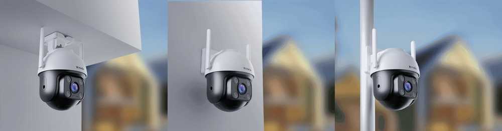 Tenda rh3-wca 1080p lauko Wi-Fi panoraminė / pakreipimo kamera