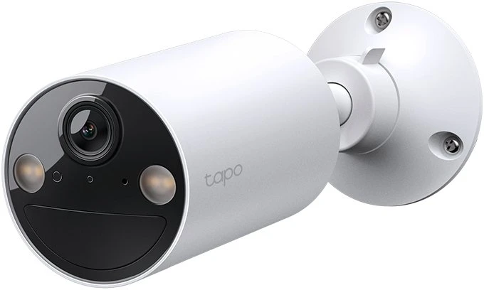 TP-Link TAPO C410 SMART WIRE-FREE SECURITYCAMERA (4 vienetų pakuotė), 1/2,8 colio progresyvaus skenavimo „Starlight“ CMOS jutiklis, židinio nuotolis: 3,17 mm, diafragma: F1,65, matymo laukas: 125° (įstrižai), 111° (horizontaliai), 56° (vertikaliai), maksimali raiška 2K 3MP (2304 × 1296 pikselių)