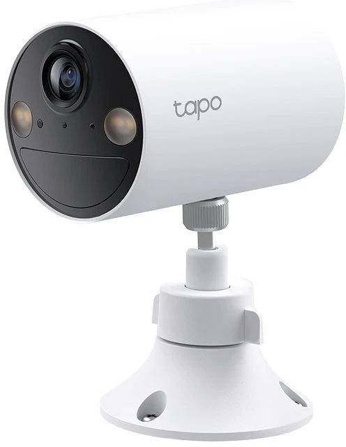 TP-Link TAPO C410 SMART WIRE-FREE SECURITYCAMERA (4 vienetų pakuotė), 1/2,8 colio progresyvaus skenavimo „Starlight“ CMOS jutiklis, židinio nuotolis: 3,17 mm, diafragma: F1,65, matymo laukas: 125° (įstrižai), 111° (horizontaliai), 56° (vertikaliai), maksimali raiška 2K 3MP (2304 × 1296 pikselių)