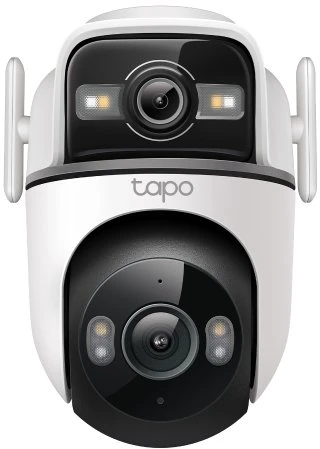 IP kamera TP-Link Tapo TC47 V1 – tinklo stebėjimo kamera – daugiafunkcis jutiklis + pasukama – lauke – atspari dulkėms/vandeniui – spalva (dieną ir naktį) – 2 x 3 MP – 2304 x 1296 – 2K – garsas – belaidė – Wi-Fi – 802.11ax, Ethernet 10Base-T/100Base