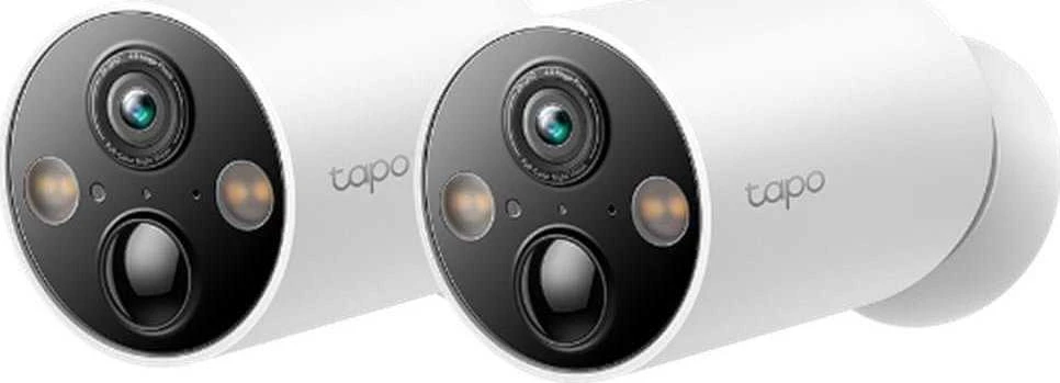 TP-Link kamera Tapo C425, belaidė lauko apsauga, (2 vnt.), 2K QHD 4MP, AI, naktinio matymo, IP66, Baltas EU