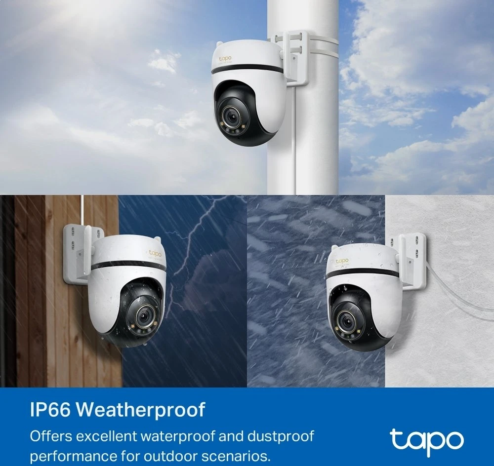 TP-Link lauko PTZ Wi-Fi kamera 5 MP su spalvotu naktiniu matymu C530WS