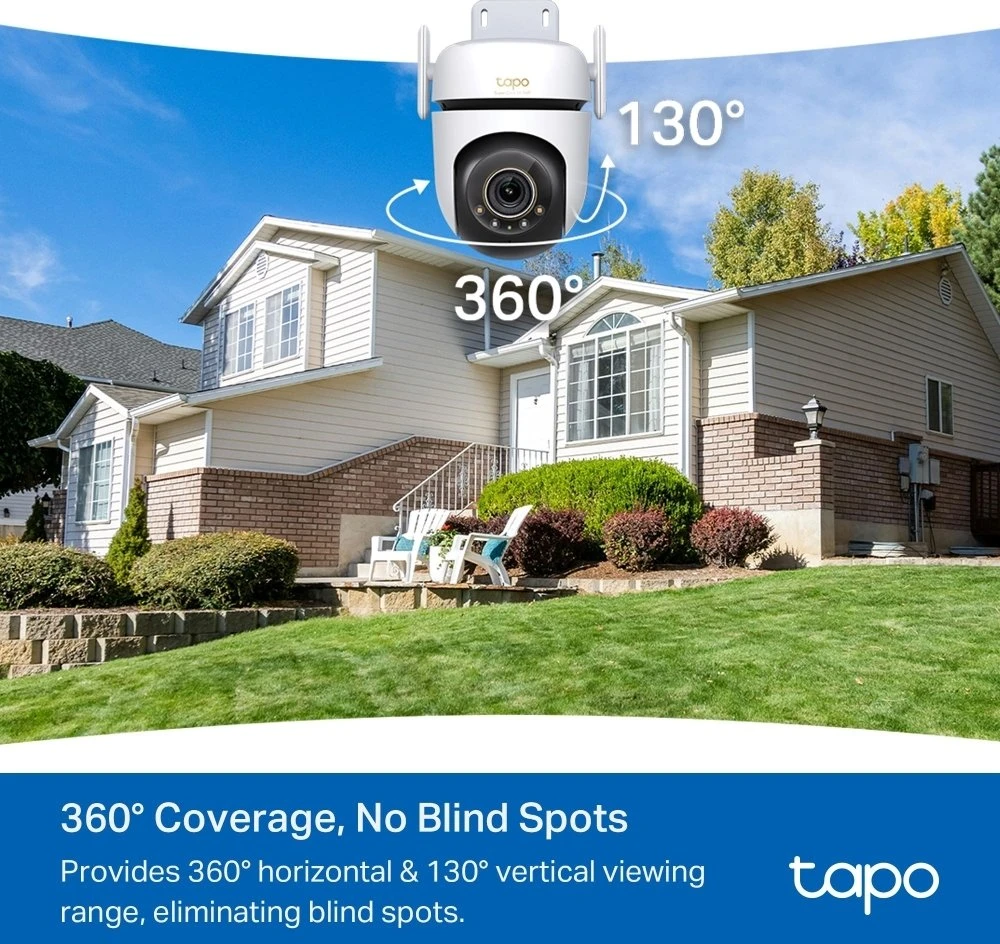 TP-Link lauko PTZ Wi-Fi kamera 5 MP su spalvotu naktiniu matymu C530WS