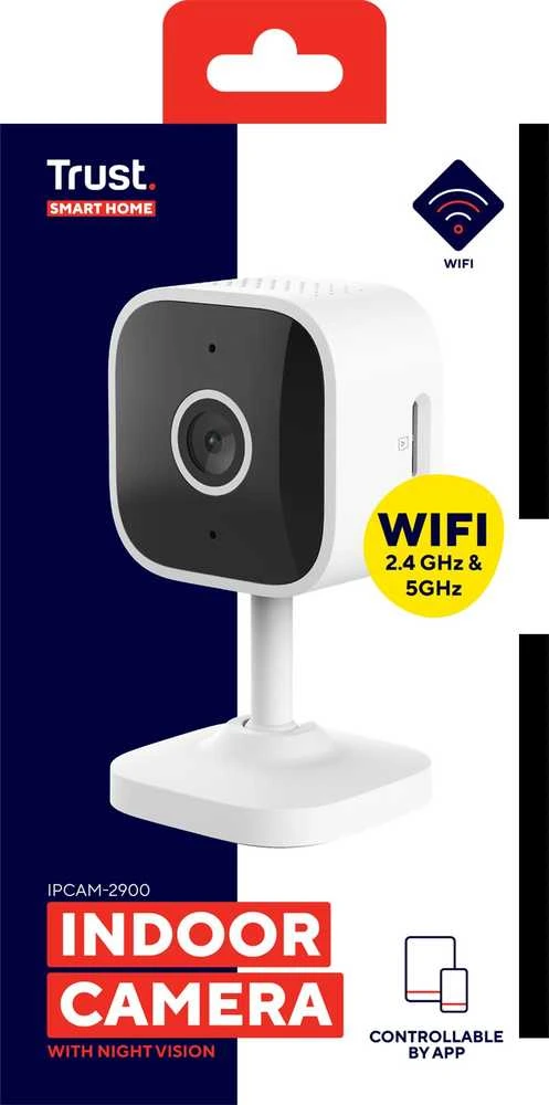 Trust IPCAM-2900 apsaugos kamera Cube IP apsaugos kamera Indoor 2304 x 1296 pikselių Rašomasis stalas