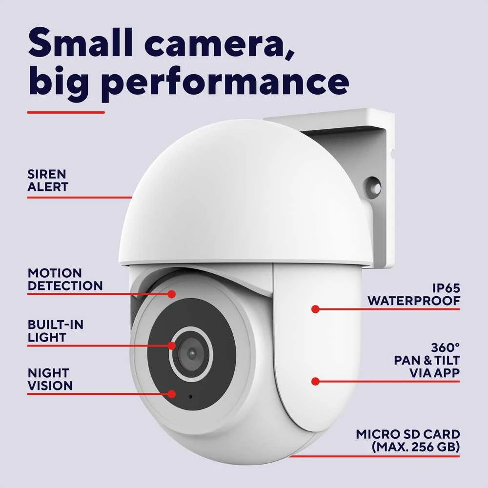 IP Trust IPCAM-3900 Outdoor PTZ Wi-Fi Baltas (71363)
