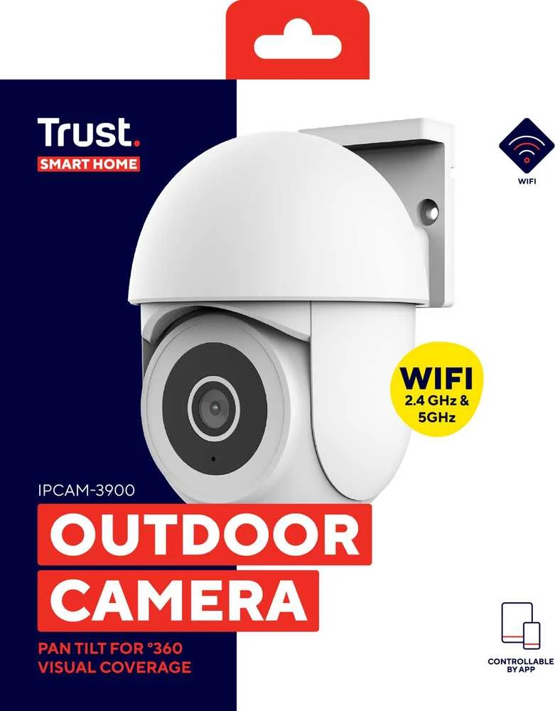 IP Trust IPCAM-3900 Outdoor PTZ Wi-Fi Baltas (71363)