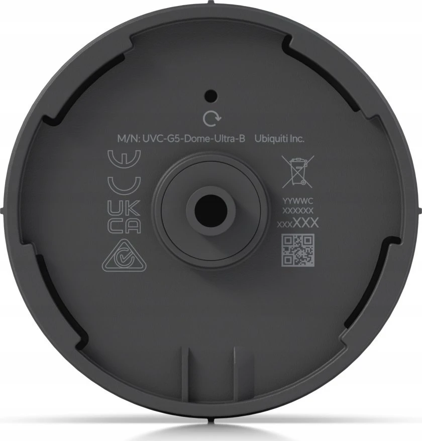 UBIQUITI G5 DOME ULTRA Juodas, YPAČ KOMPAKTIŠKA IR ATSPARI 2K HD POE KAMERA SU NAKTINIU VYKMU, SUKURTA ŽEMO PROFILIU SAUGUMUI VIDAUS