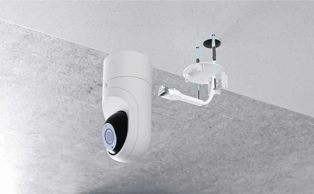 UBIQUITI UVC-G5-Flex IP kamera IPX4 2K 30 fps 1x RJ45 100Mb/s PoE mikrofonas