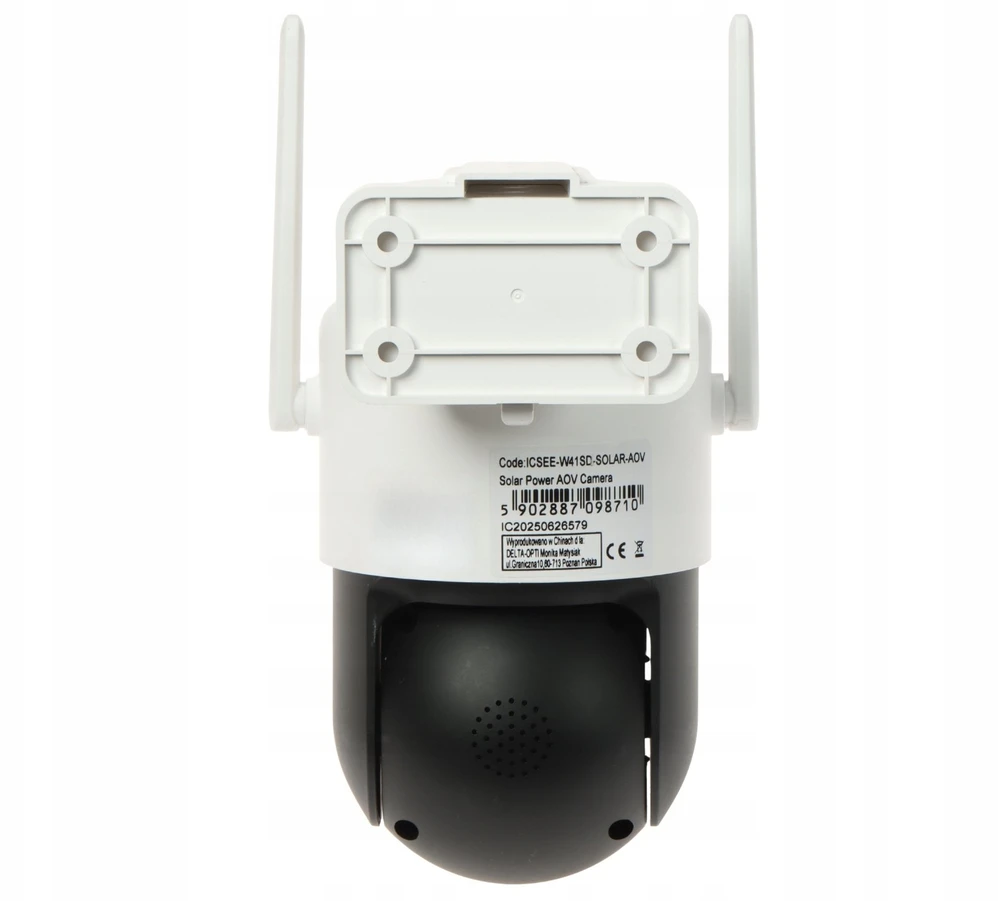 Uniview Delta Cctv LAUKO SAULĖS ENERGIJOS IP KAMERA SU PIR JUTIKLIU ICSEE-W41SD-SOLAR-AOV-4G - 4 Mpx 3.6 mm 4G LTE