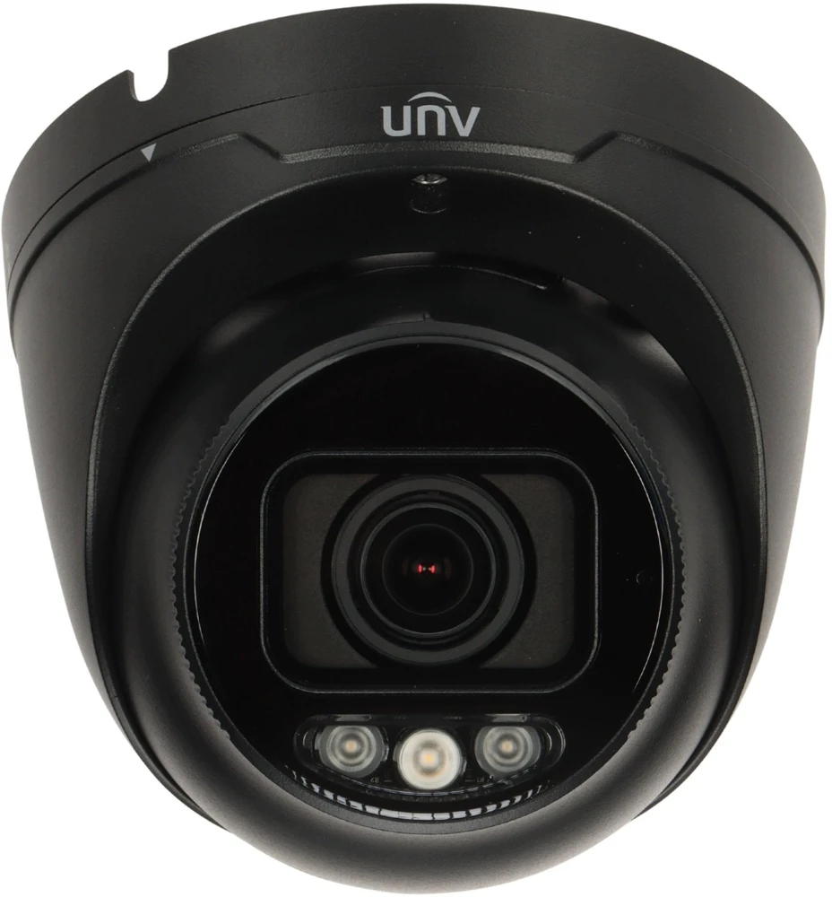 Univiewh WANDALOODPORNA IP KAMERA IPC3634SB-ADZKM-DL-I1-Juodas Dvigubo apšvietimo - 4 Mpx 2.7 ... 13.5 mm - MOTOZOOM UNIVIEW