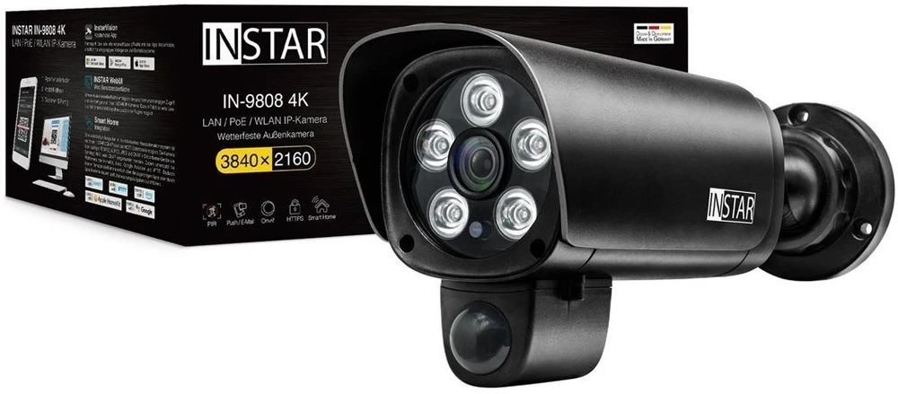 Vision INSTAR IN-9808 4K Juodas