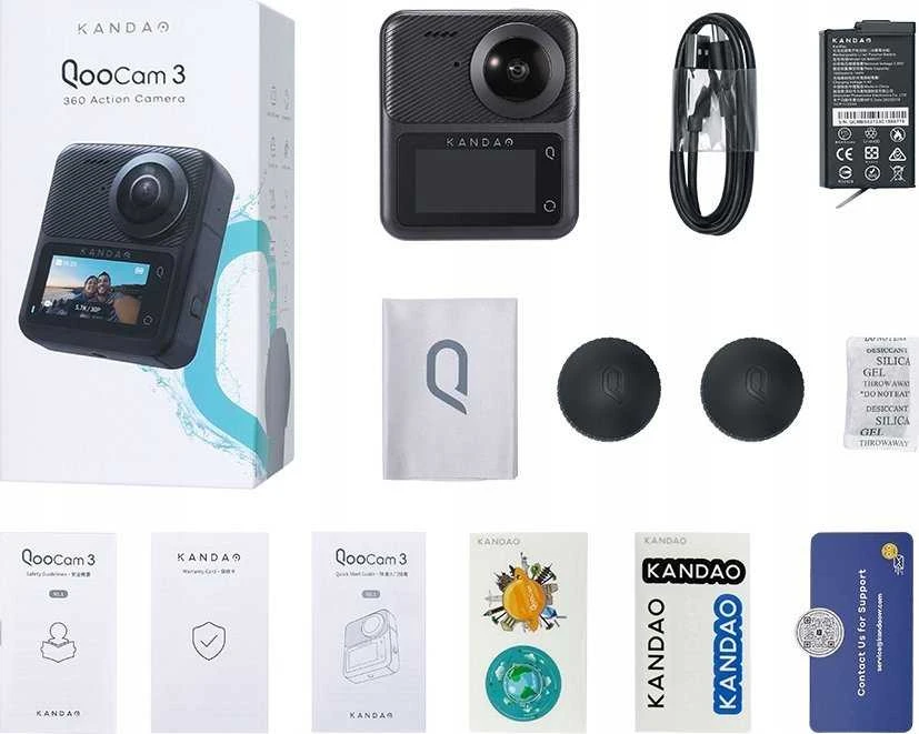 Kandao QooCam 3 360° veiksmo kamera