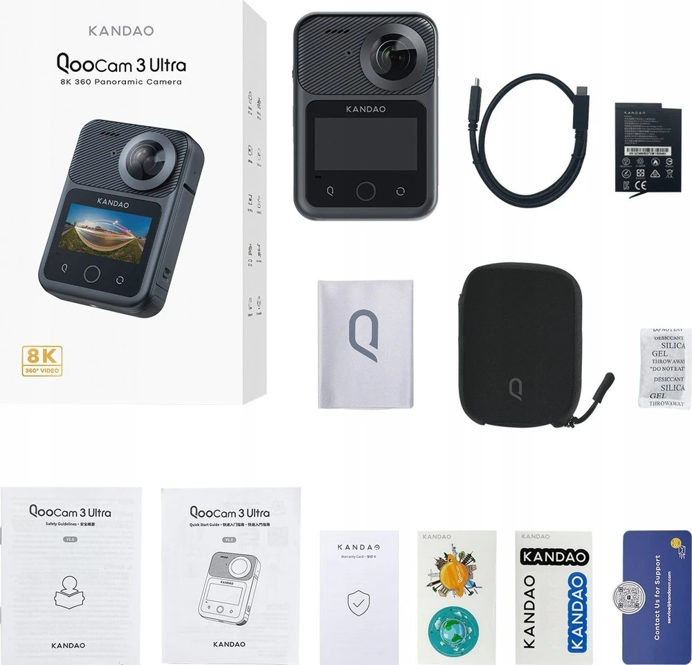 Kandao QooCam 3 Ultra 360° veiksmo kamera