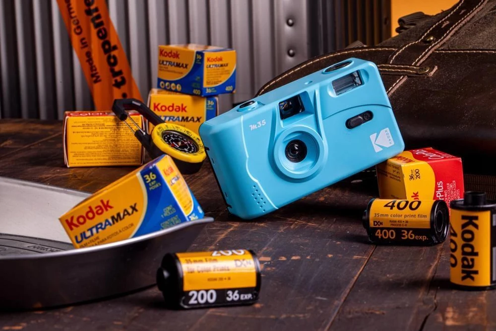 KODAK M35 REUSABLE CAMERA Žalias