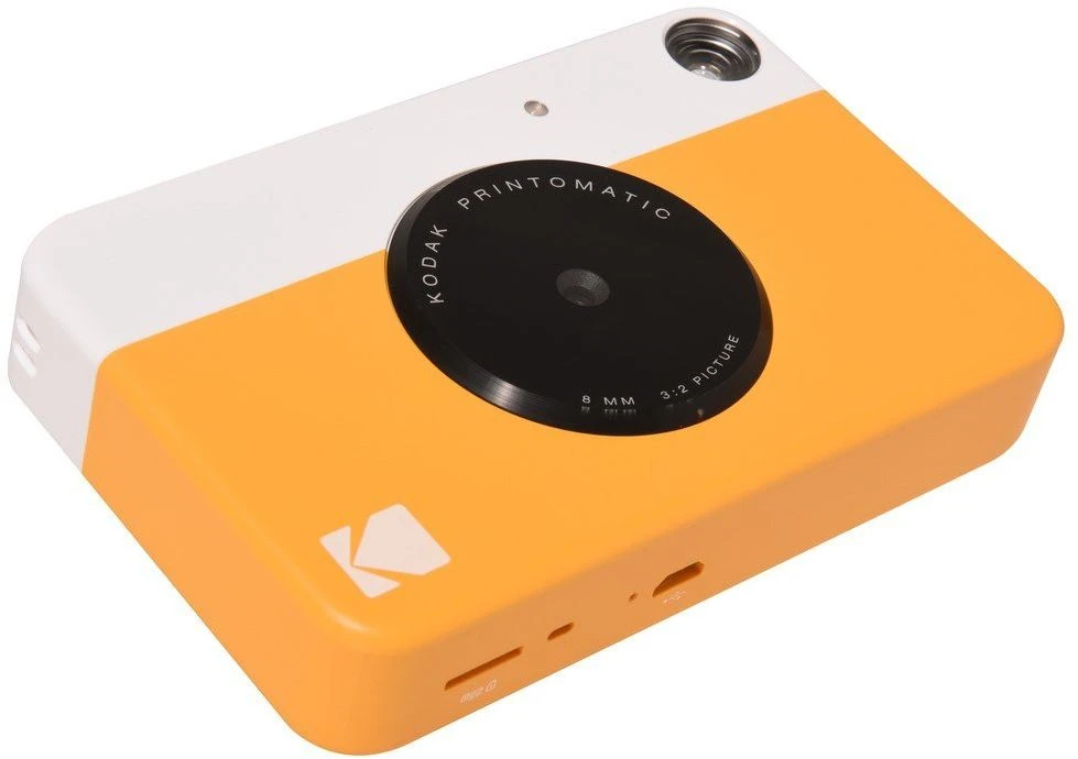 Kodak Printomatic + 20 nuotraukų kasečių paketas – Geltona
