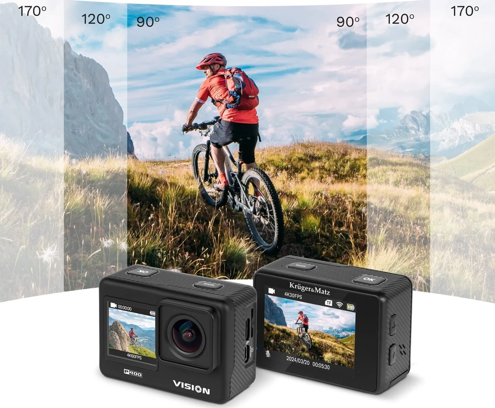 Kruger & Matz Vision P400 sporto kamera