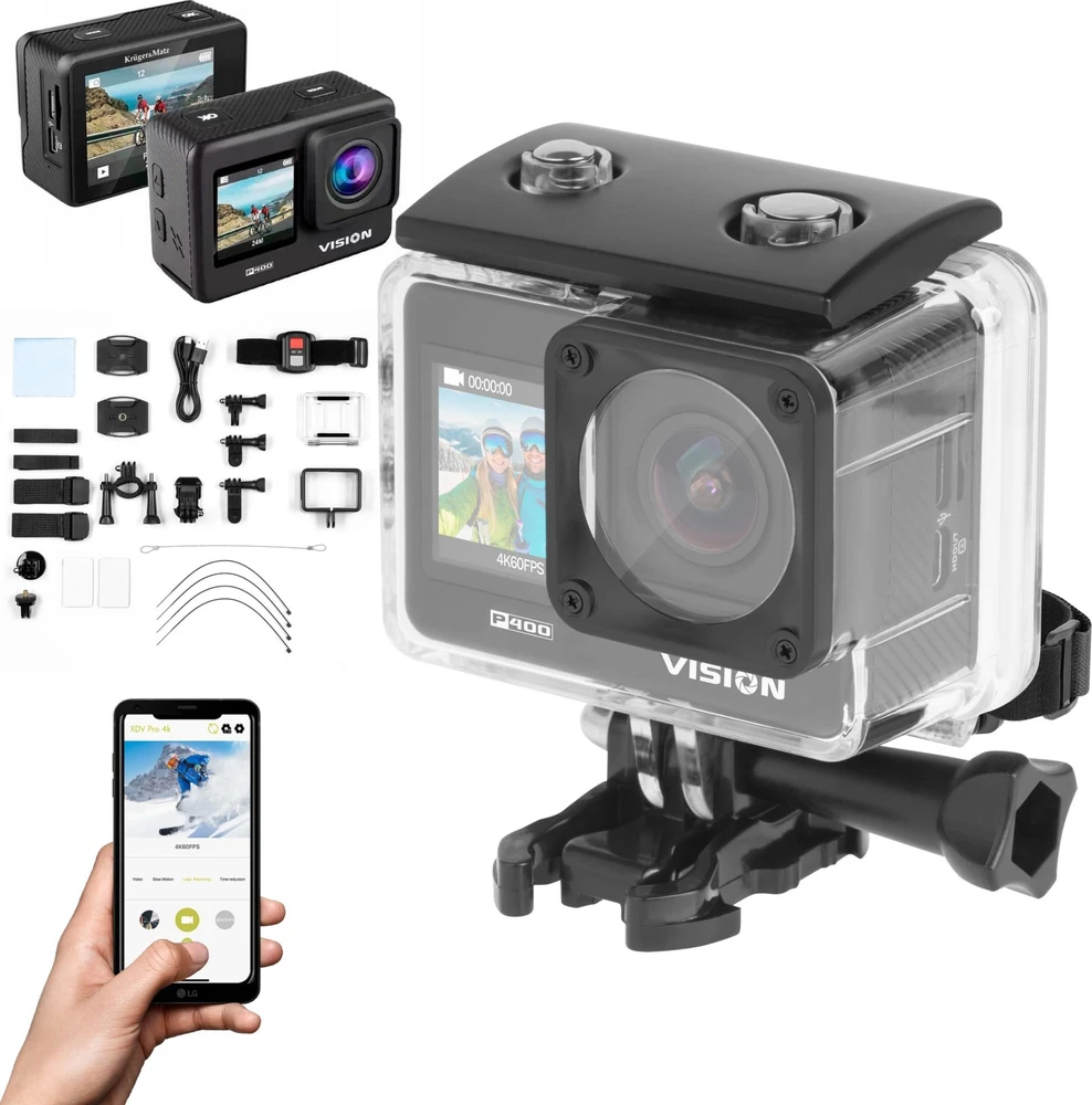 Kruger & Matz Vision P400 sporto kamera