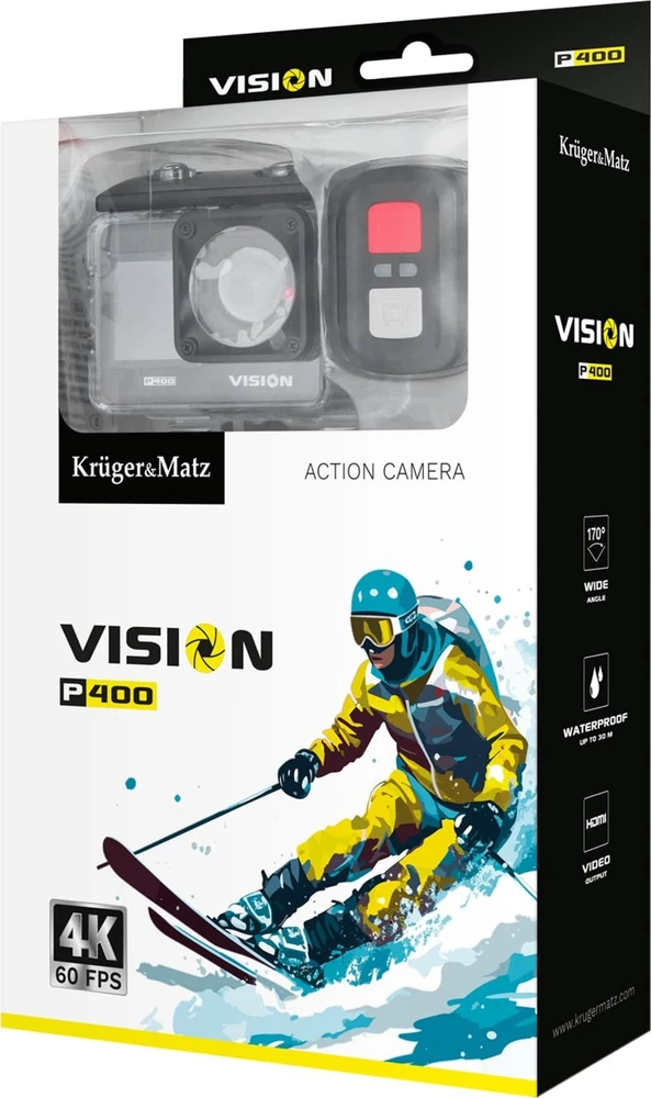 Kruger & Matz Vision P400 sporto kamera