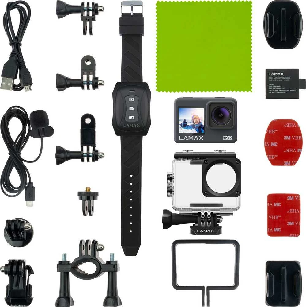 Lamax LAMAXX92 veiksmo-sporto kamera 16 MP 4K Ultra HD „Wi-Fi“ 65 g