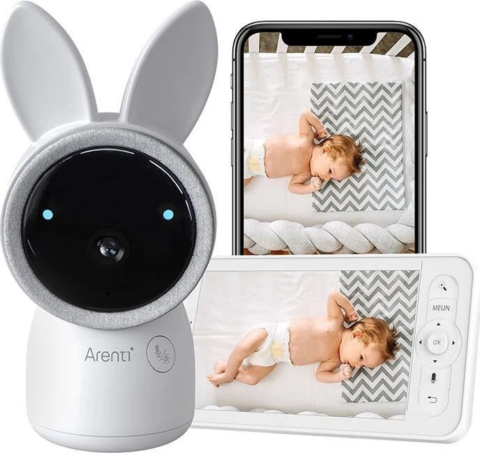 Arenti Ainanny Kit vaizdo kūdikių stebėjimo kamera, 4 MP, LCD ekranas