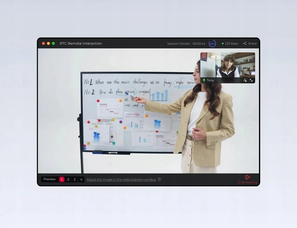 „Obsbot Tiny 3 Lite“ internetinė kamera PTZ 4K