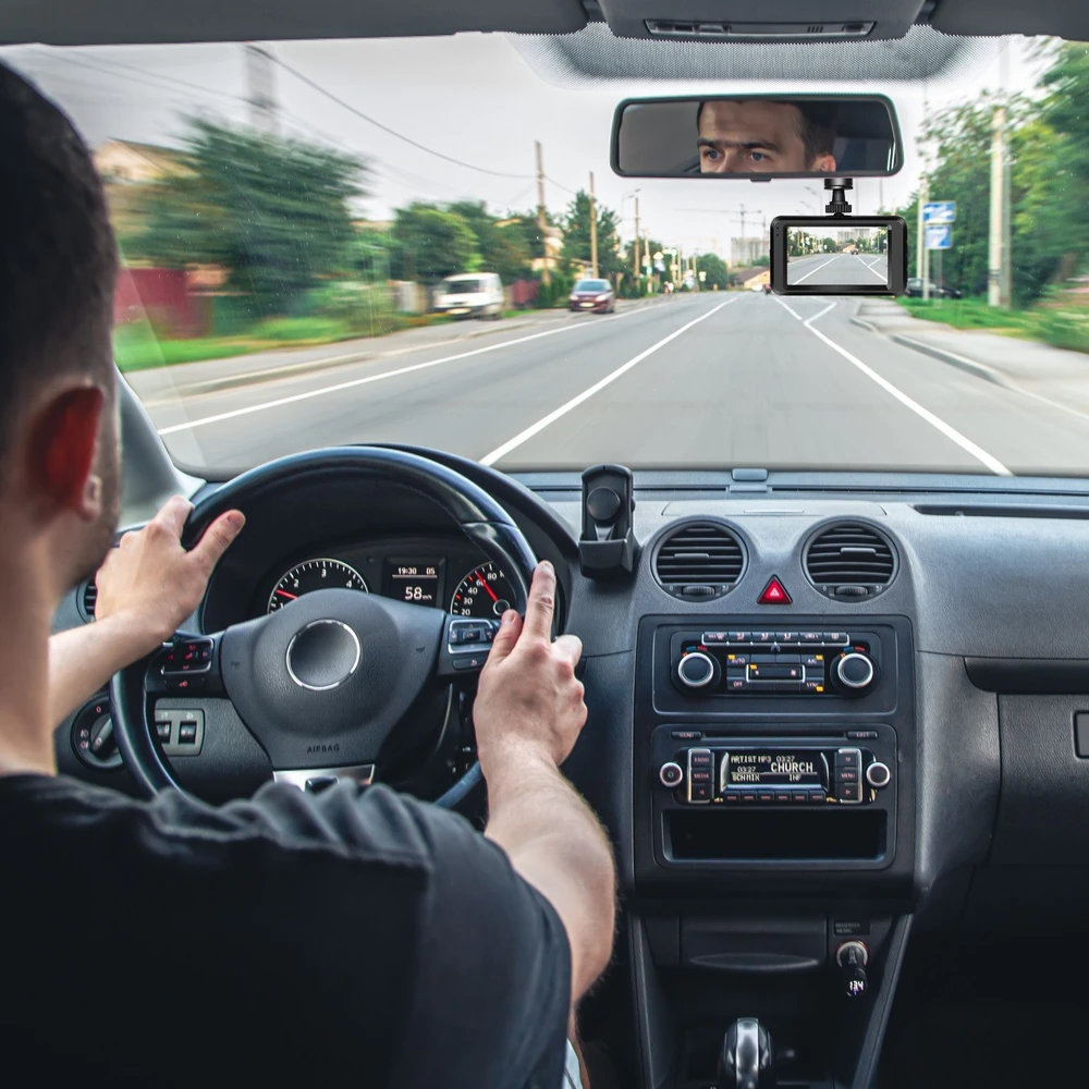 RTO Wideorejestrator Automobilio vaizdo registratorius su HDR ekranu