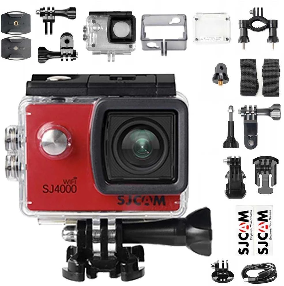 SJCAM SJ4000 WiFi Raudona